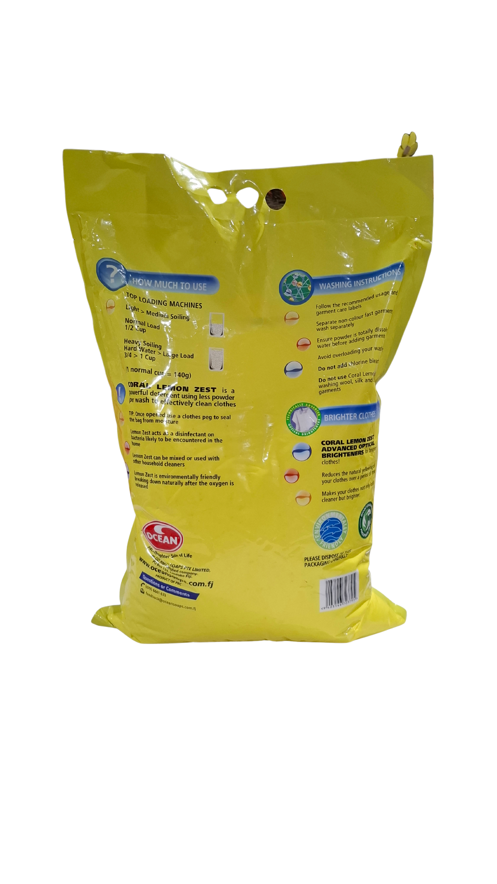 Coral Laundry Detergent Powder (910g )