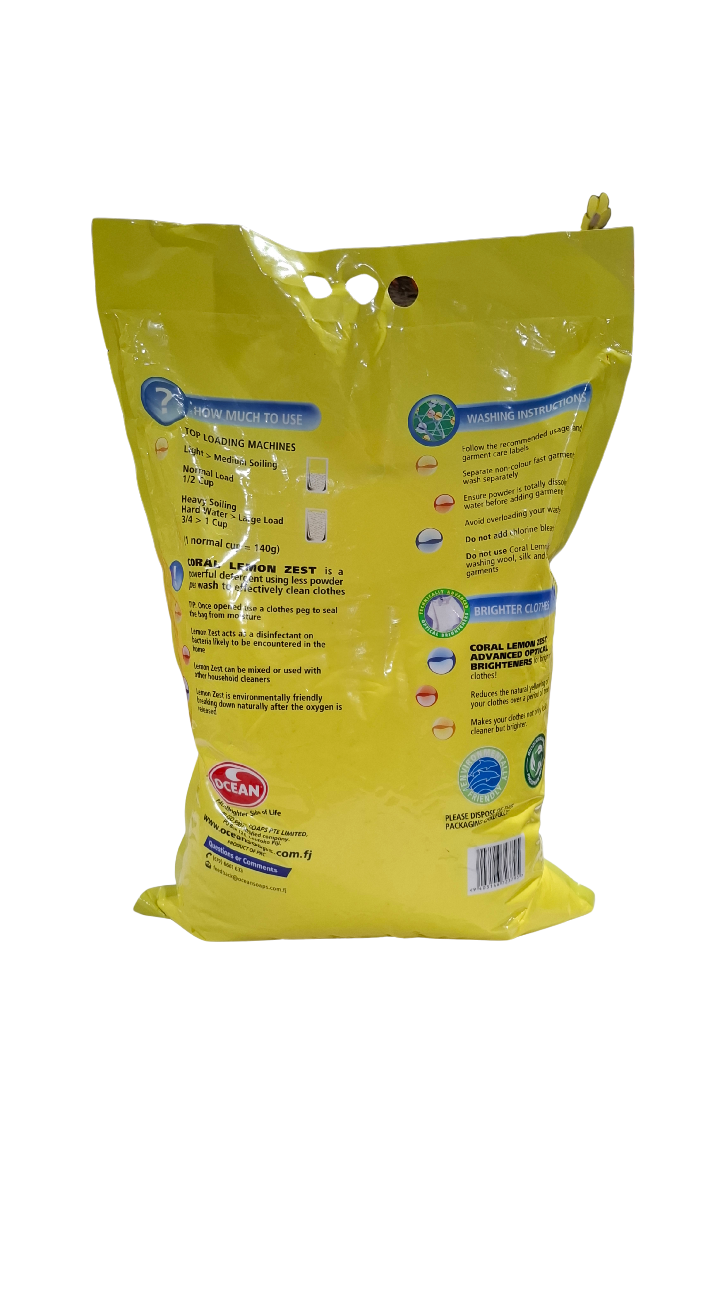 Coral Laundry Detergent Powder (910g )