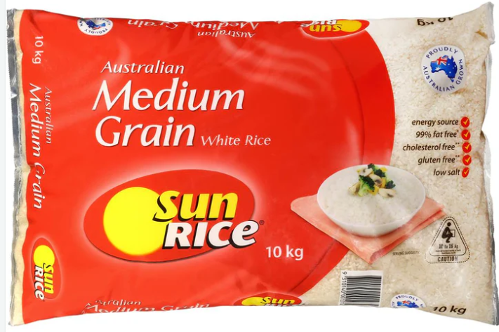 SunRice White Rice (10kg)