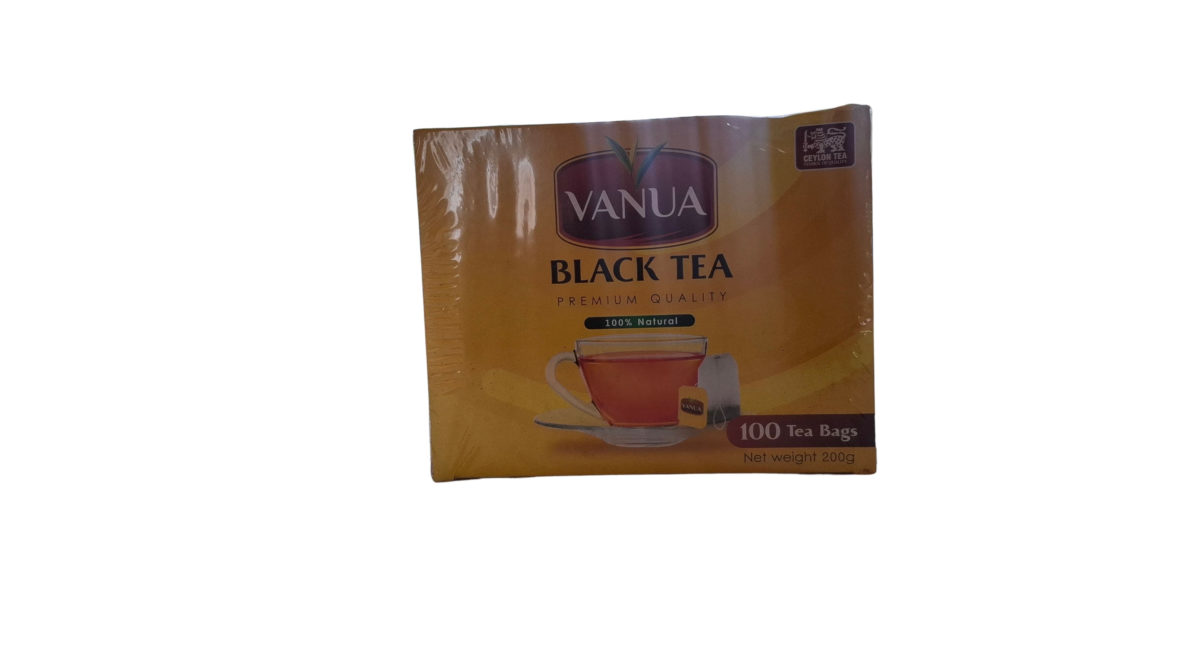 Vanua Black Tea Ceylon Tea 200g x100 Tea Bags