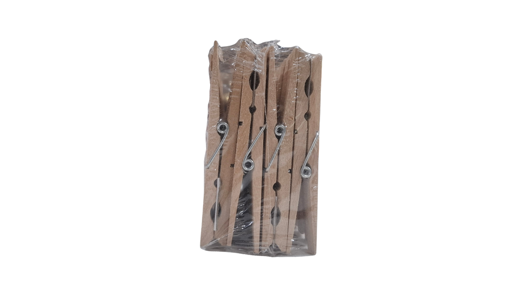48 Wooden Clothes Pegs
