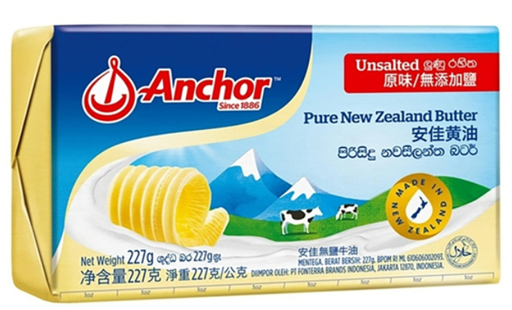 Anchor 227g Unsalted Cream Butter