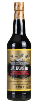 Pearl River Bridge Mushroom Flavoured Superior Dark Soy Sauce (600mL)