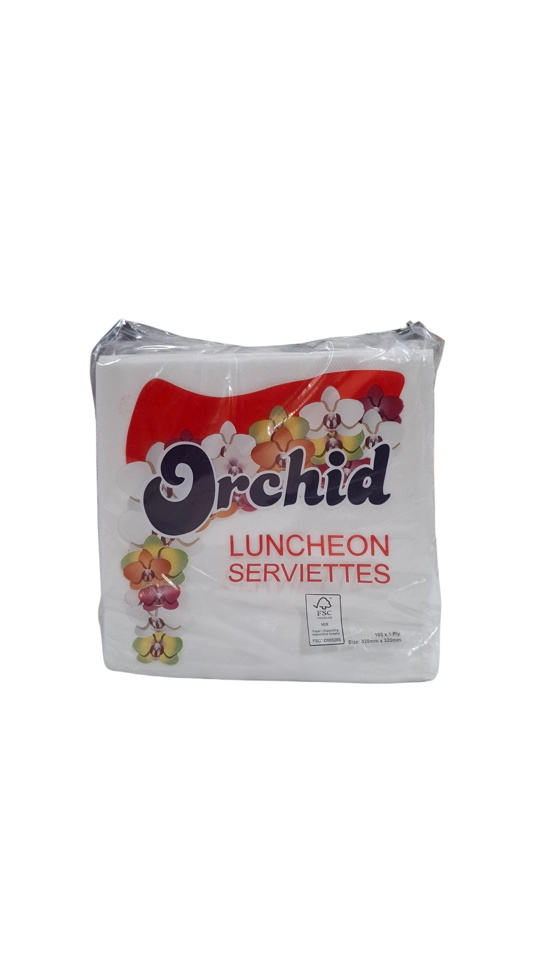 100 Orchid Luncheon Serviettes