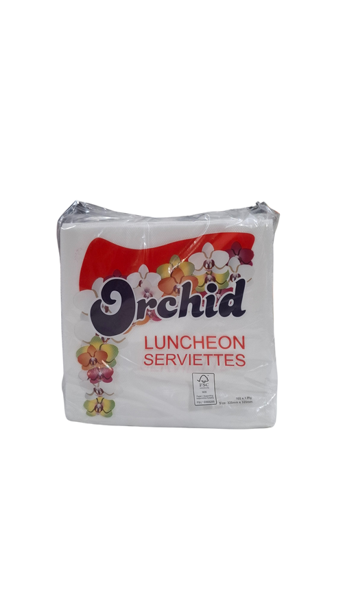 100 Orchid Luncheon Serviettes