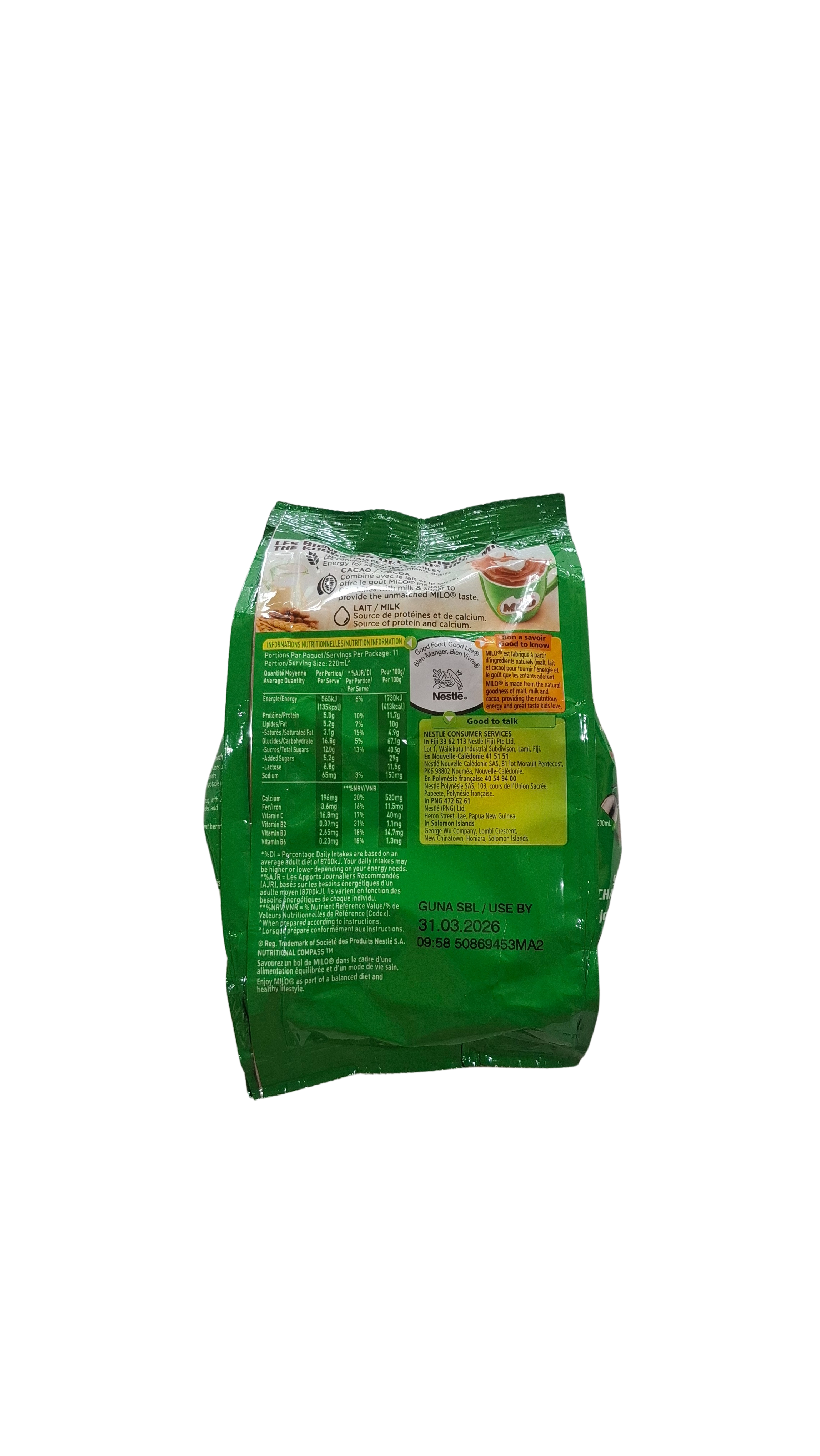Nestle Powder Milo (200g)