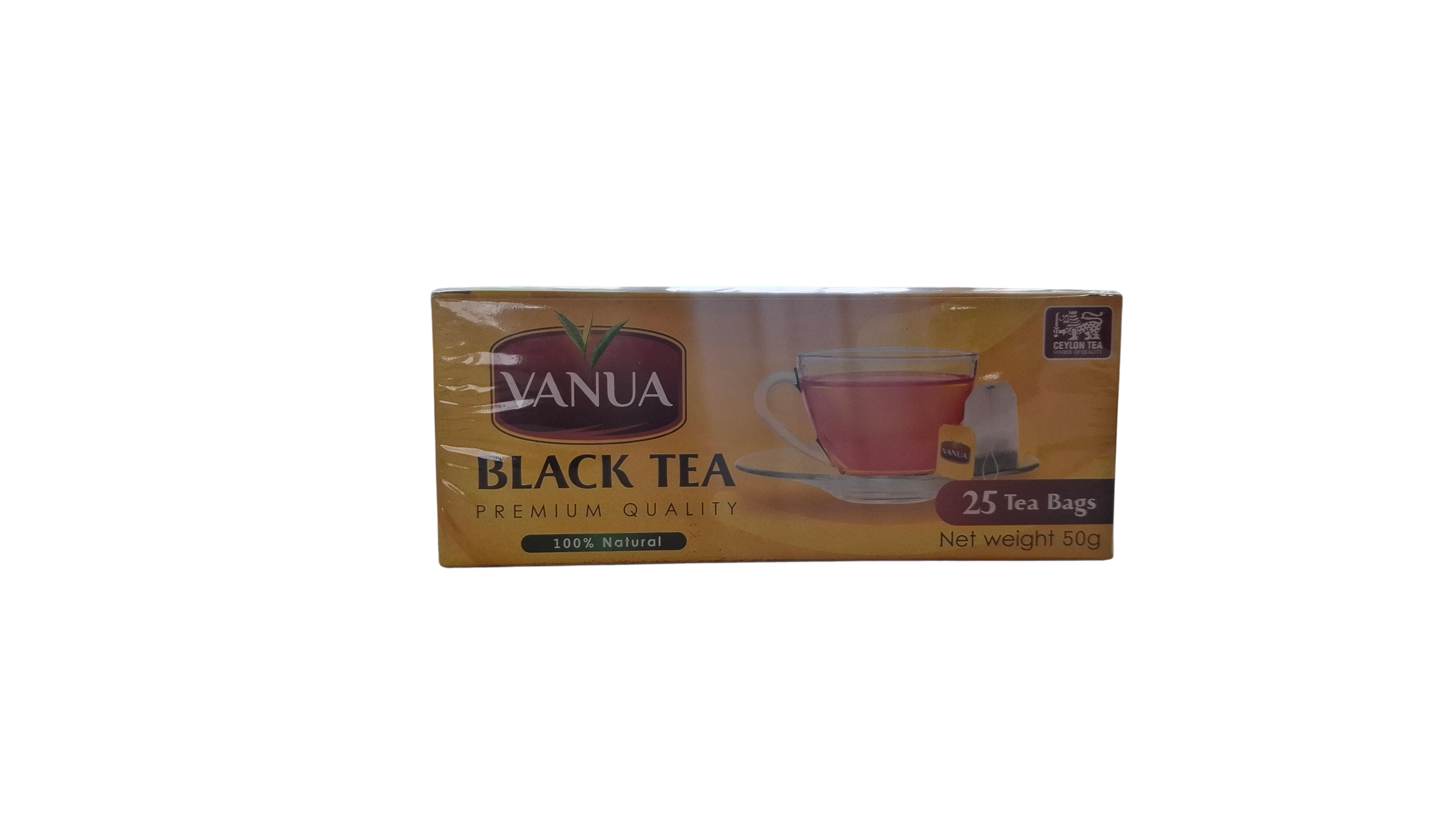 Vanua Black Tea Ceylon Tea 50g x25 tea bags