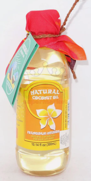 Natural Coconut Oil (300mL) Frangipani Fiji