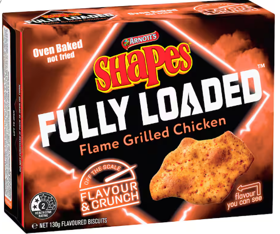 Arnotts 130G Shapes Fully Loaded