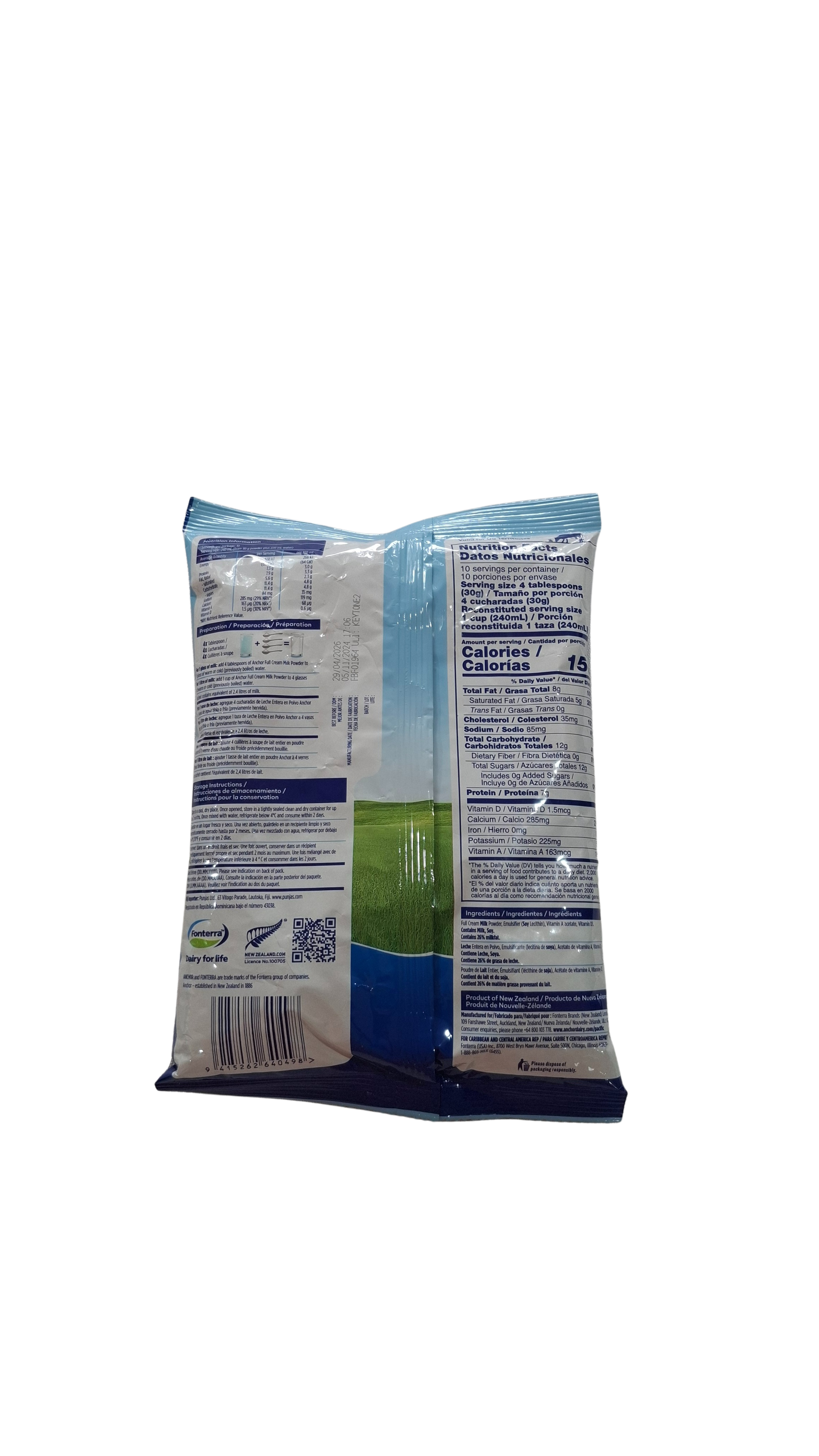 Anchor Full Cream Milk Powder (300g)