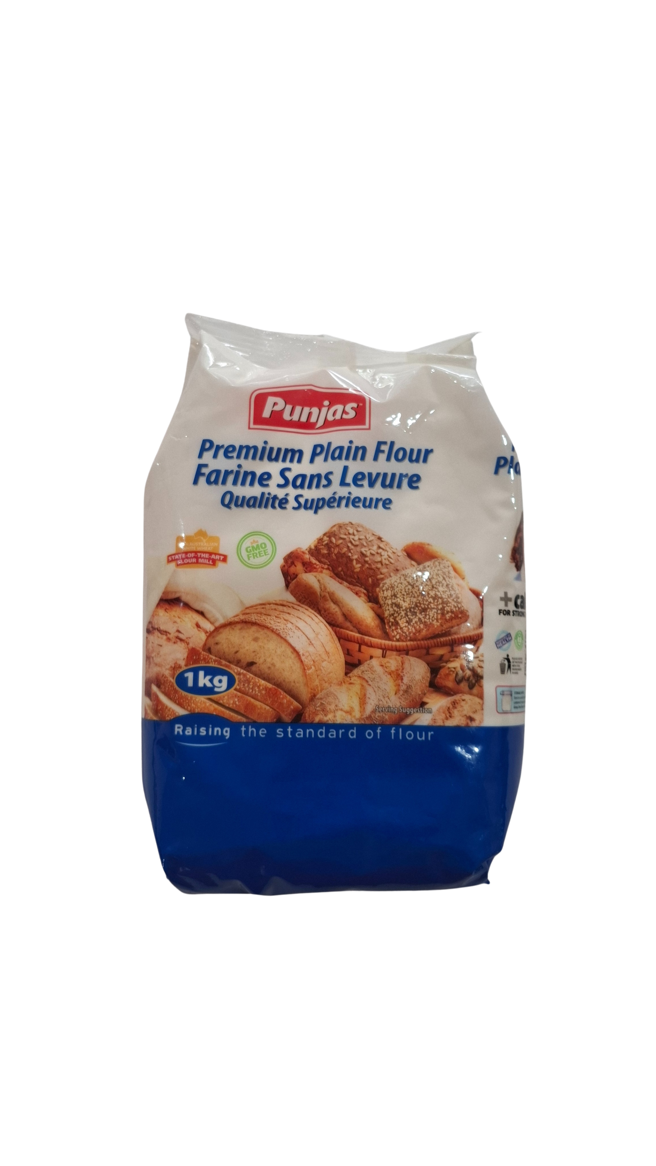 Punjas Premium Plain Flour (1kg) Farine Avec Levure