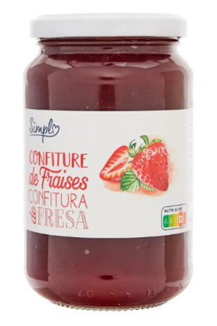 JAM SIMPL 450G Confiture Frais